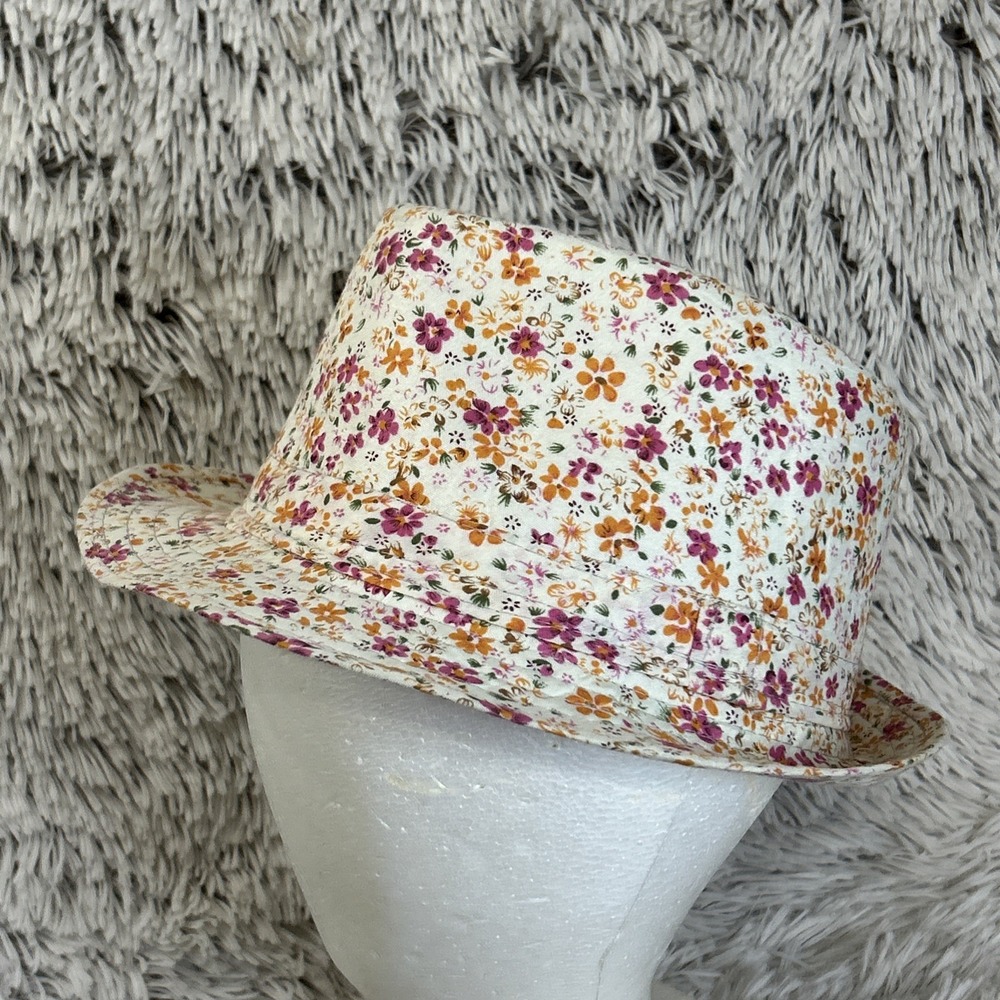 Nollia Floral Hat Sun‎ Cottage Garden Ethereal Whimsical Beach Summer OSFM